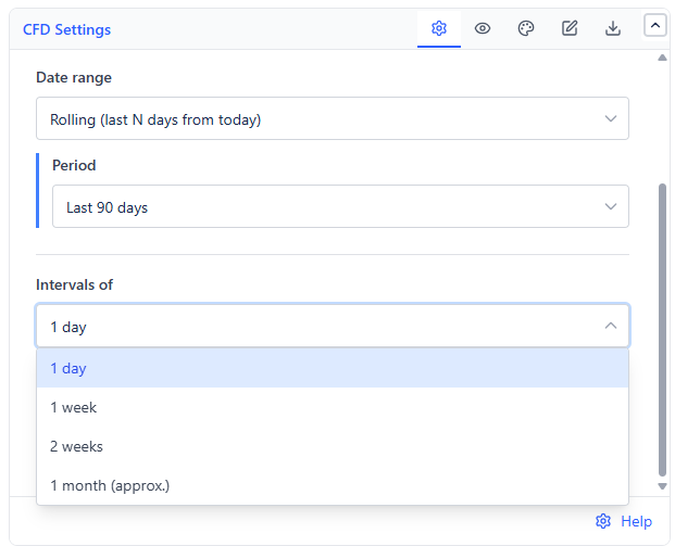 Interval options