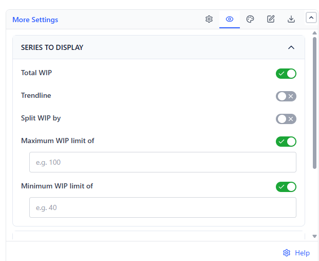 WIP Limits options