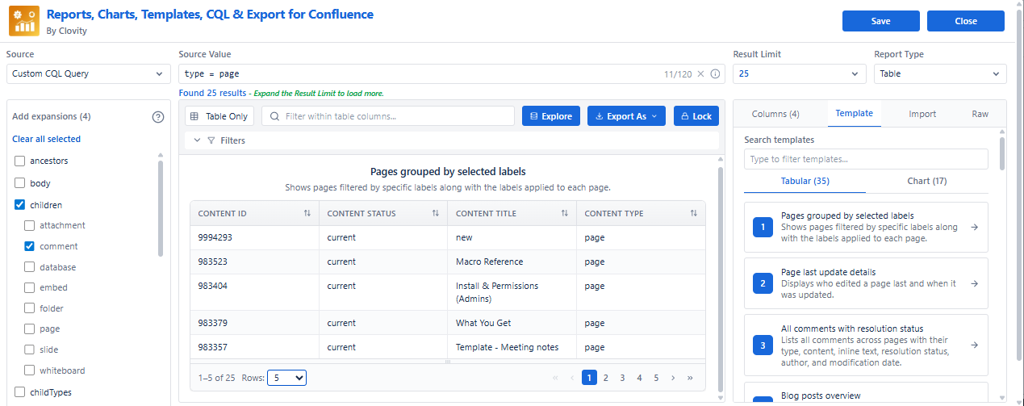 Configure Report