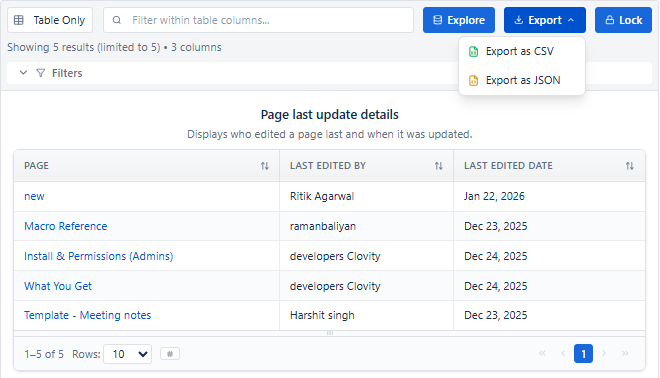 Configure Report